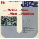 Carmen McRae / Zoot Sims / Paul West / Jimmy Madison ‎– I Giganti Del Jazz Vol. 56