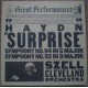 Haydn - Szell, Cleveland Orchestra ‎– "Surprise" (Symphony No. 94 In G Major / Symphony No. 93 In D Major)