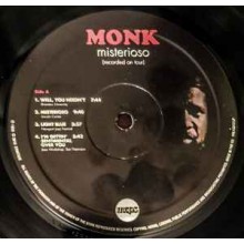 Thelonious Monk Quartet ‎– Misterioso (Recorded On Tour)